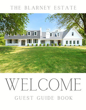 Our Blarney Guest Welcome Book